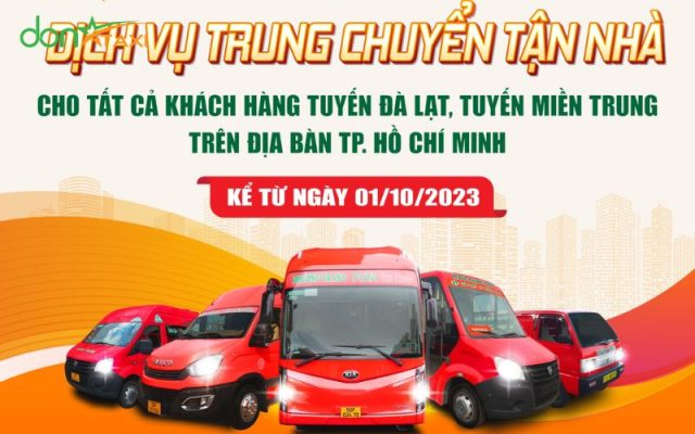 Xe Phương Trang Đà Lạt có xe trung chuyển không?